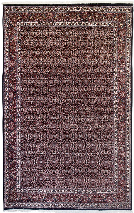 Matta Bidjar med silke - 203x318