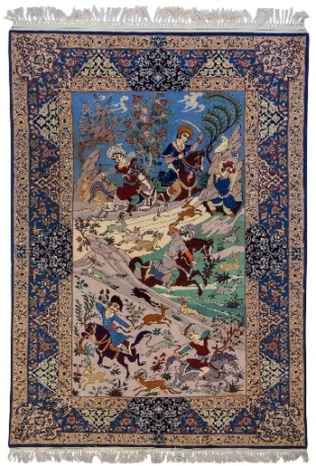 Matta Isfahan figural - 150x224