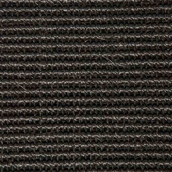 Heltäckningsmatta Sisal Boucle Svart - Fast bredd 400 cm