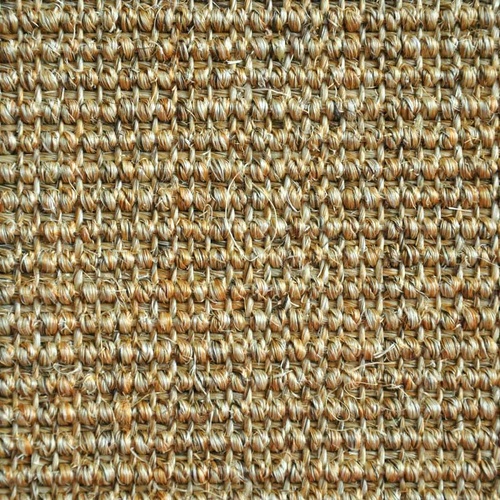 Heltäckningsmatta Sisal Boucle Natur - Fast bredd 400 cm