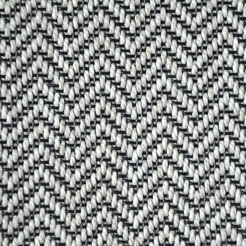 Heltäckningsmatta Herringbone Ljusbeige - Fast bredd 400 cm