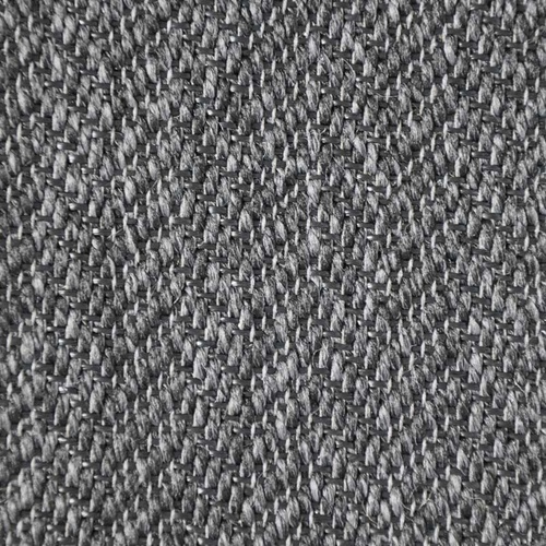 Heltäckningsmatta Herringbone Antracit - Fast bredd 400 cm